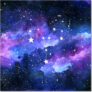 Galaxy Aries Star Sign Posters and Art
